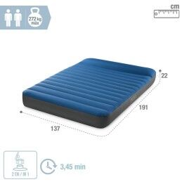 Intex|Colchão Insuflável Intex 137 x 22 x 191 cm (3 Unidades)