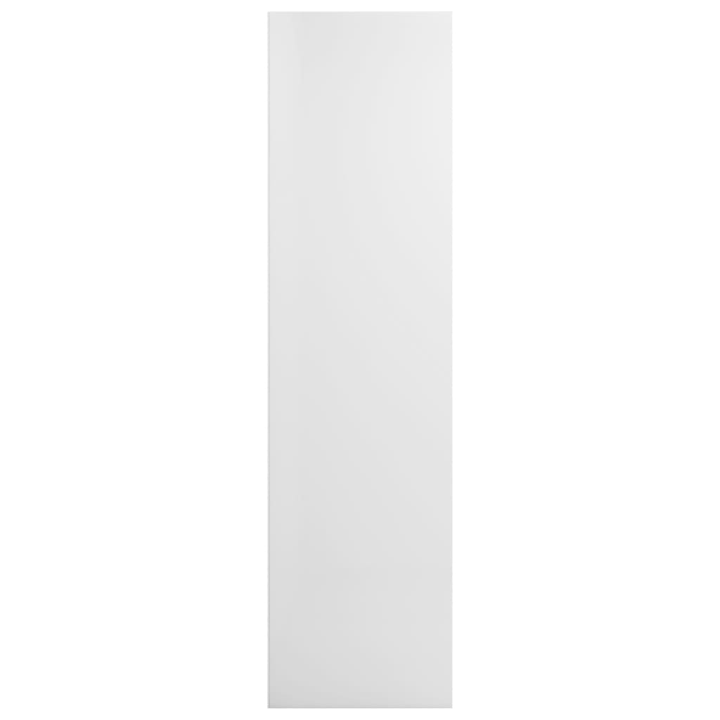 vidaXL Estante/móvel de TV 36x30x114 cm contraplacado branco brilhante