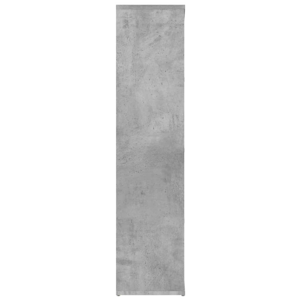 vidaXL Estante 50x25x106 cm derivados de madeira cinzento cimento