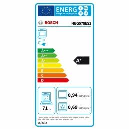 BOSCH|Forno Pirolítico BOSCH HBG578ES3 3600 W 71 L