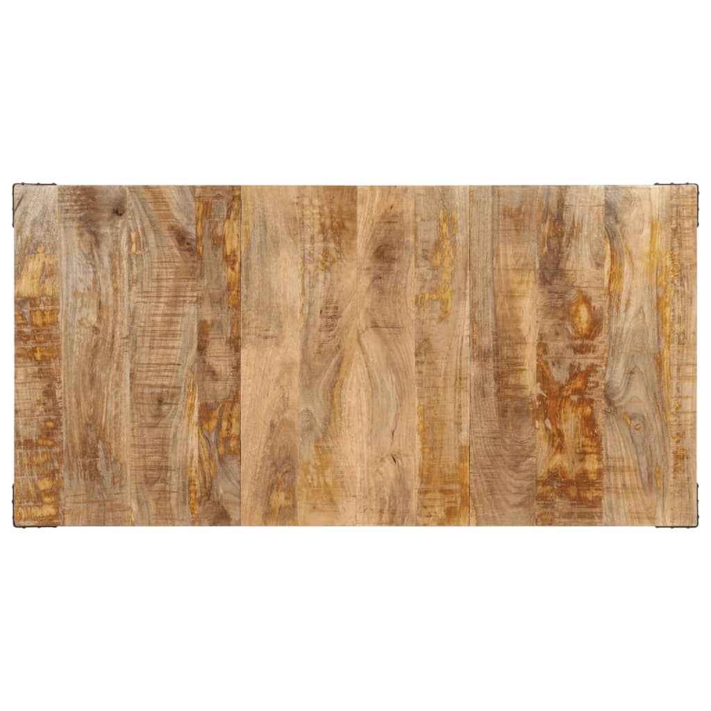 vidaXL Mesa de jantar 160x80x75 cm madeira de mangueira maciça