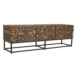 Home ESPRIT|Mesa de apoio Home ESPRIT Natural Abeto Madeira MDF 36 x 36 x 45 cm