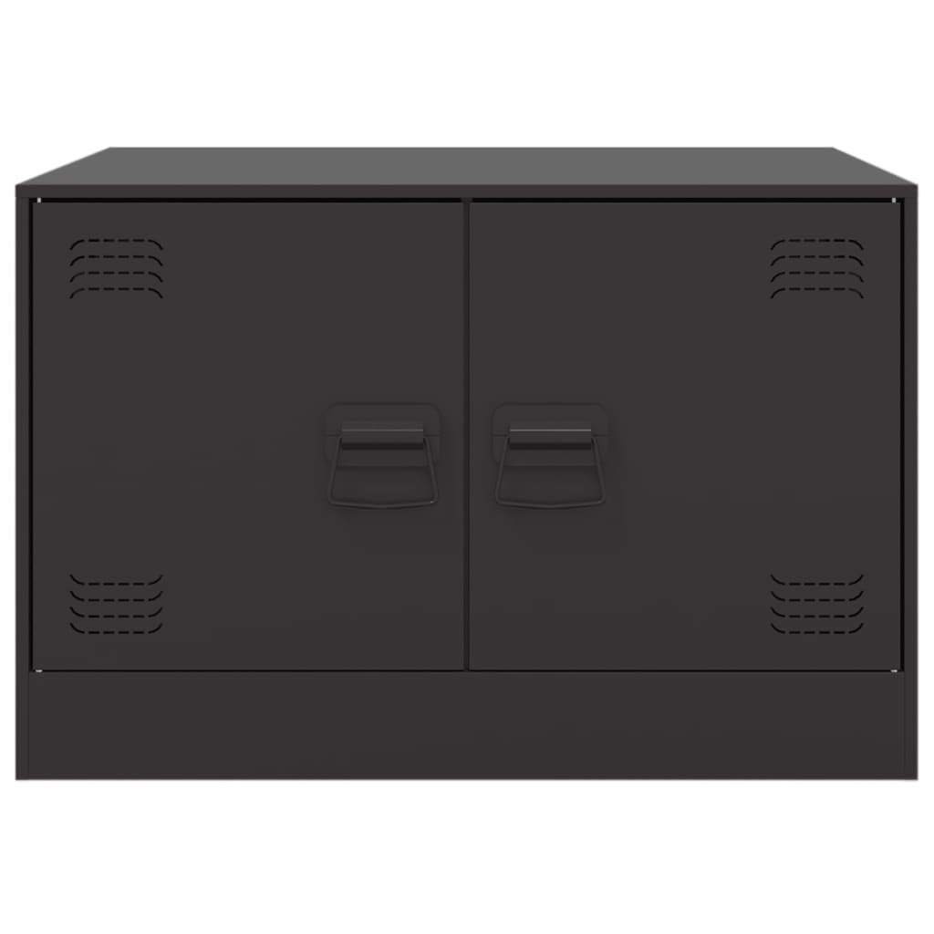 vidaXL Mesa de centro 67x50x44 cm aço preto