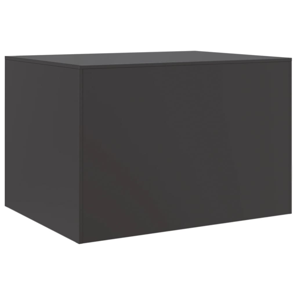 vidaXL Mesa de centro 67x50x44 cm aço preto