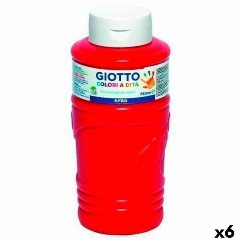 Giotto|Pintura de Dedos Giotto Vermelho 750 ml (6 Unidades) Giotto|Pintura de Dedos Giotto Vermelho 750 ml (6 Unidades)