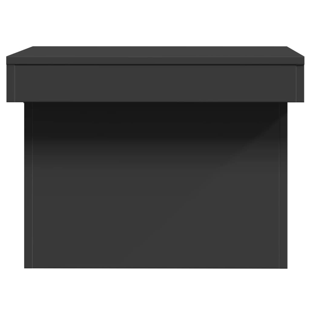 vidaXL Mesa de centro 100x55x40 cm derivados de madeira preto