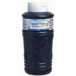 Giotto|Pintura de Dedos Giotto Preto 750 ml (6 Unidades)