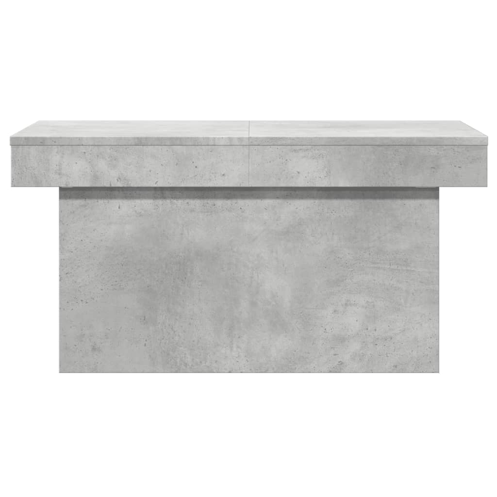 vidaXL Mesa de centro 100x55x40 derivados de madeira cinzento cimento