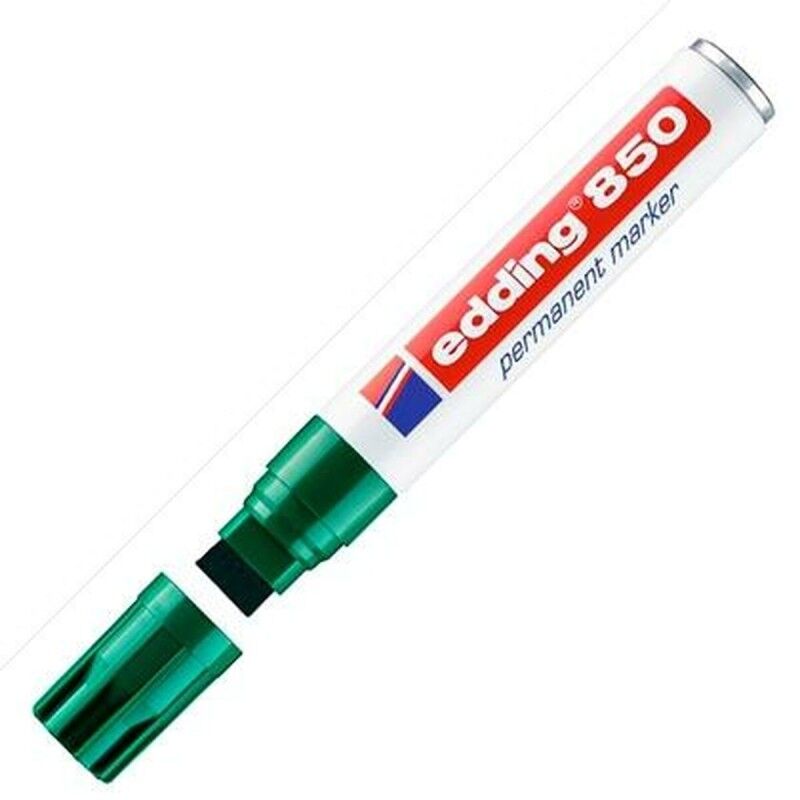 Edding|Rotulador permanente Edding Verde (5 Unidades)