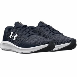 Sapatilhas de Running para Adultos Under Armour Charged Preto Cinzento Homem