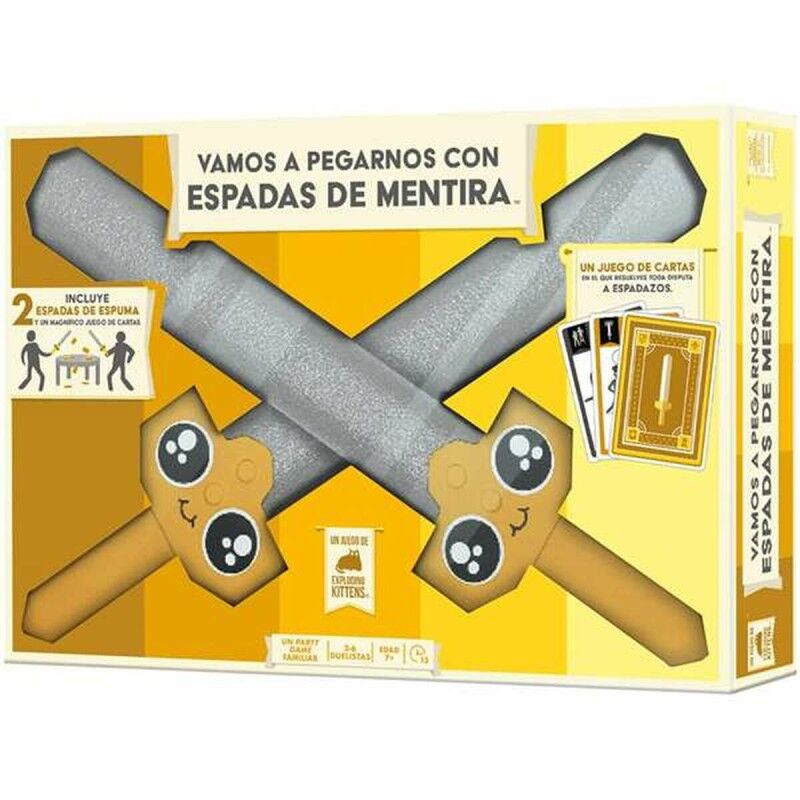 Asmodee|Jogo de Mesa Asmodee Vamos a pegarnos con espadas de mentira Asmodee|Jogo de Mesa Asmodee Vamos a pegarnos con espadas de mentira