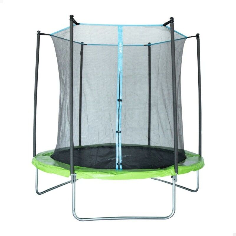 Aktive|Cama Elástica Infantil com Rede de Segurança Aktive 244 x 239 x 244 cm Ø 244 cm Aktive|Cama Elástica Infantil com Rede de Segurança Aktive 244 x 239 x 244 cm Ø 244 cm