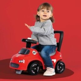 Smoby|Andarilho Smoby Preto Vermelho 2 em 1