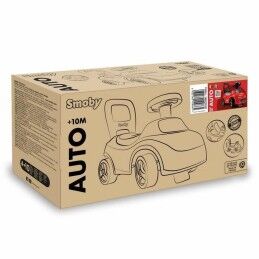 Smoby|Andarilho Smoby Preto Vermelho 2 em 1