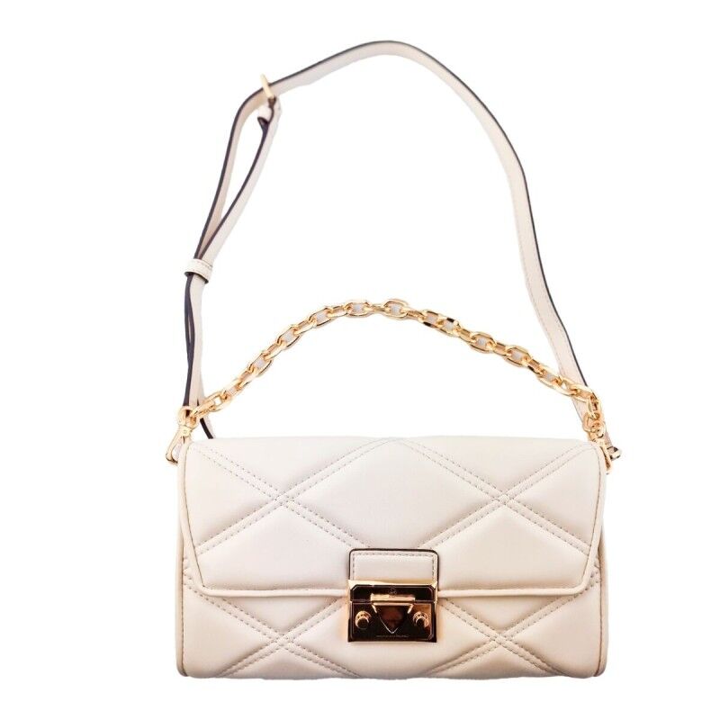 Michael Kors|Bolsa Mulher Michael Kors Serena Bege 25 x 15 x 4 cm Michael Kors|Bolsa Mulher Michael Kors Serena Bege 25 x 15 x 4 cm