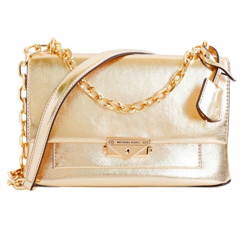 Michael Kors|Bolsa Mulher Michael Kors Cece Dourado 24 x 18 x 10 cm Michael Kors|Bolsa Mulher Michael Kors Cece Dourado 24 x 18 x 10 cm