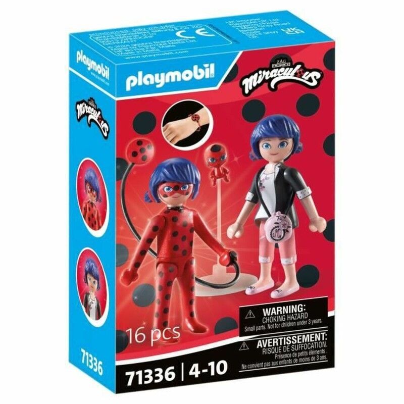 Playmobil|Playset Playmobil 71336 Miraculous: Marinette & Ladybug 16 Peças Playmobil|Playset Playmobil 71336 Miraculous: Marinette & Ladybug 16 Peças