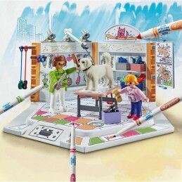 Playmobil|Playset Playmobil Color 71514 Grooming Salon 61 Peças