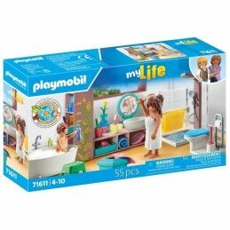 Playmobil|Playset Playmobil 71611 - Bathroom bathtub 55 Peças