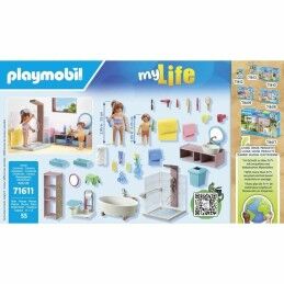 Playmobil|Playset Playmobil 71611 - Bathroom bathtub 55 Peças