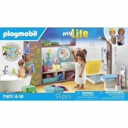 Playmobil|Playset Playmobil 71611 - Bathroom bathtub 55 Peças