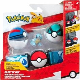 Pokémon|Conjunto de Figuras Pokémon Clip 'N' Go - Squirtle 5 cm 5 Peças
