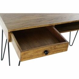 DKD Home Decor|Secretária DKD Home Decor 115 x 55 x 76 cm Natural Preto Metal