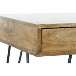 DKD Home Decor|Secretária DKD Home Decor 115 x 55 x 76 cm Natural Preto Metal