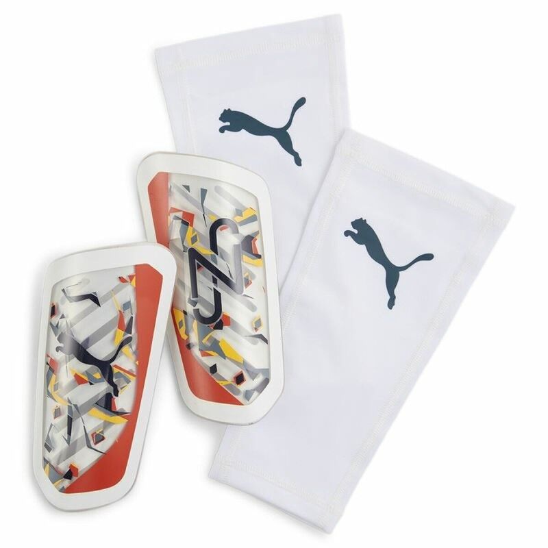 Puma|Caneleiras de Futebol Puma Neymar Ultra Flex Branco