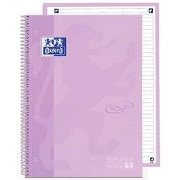 Oxford|Caderno Oxford EUROPEANBOOK 1 Lavanda Pastel A4+ 80 Folhas 5 Peças (2 Unidades)