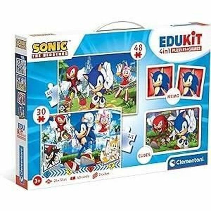 Clementoni|Jogo Educativo Clementoni Sonic Clementoni|Jogo Educativo Clementoni Sonic