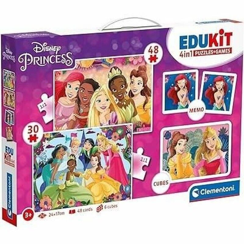 Clementoni|Jogo Educativo Clementoni Disney Princesses Clementoni|Jogo Educativo Clementoni Disney Princesses