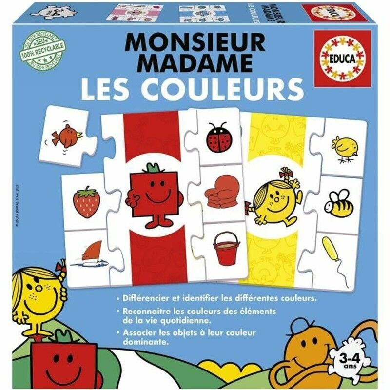 Educa|Jogo Educativo Educa Mr. Men and Women Educa|Jogo Educativo Educa Mr. Men and Women