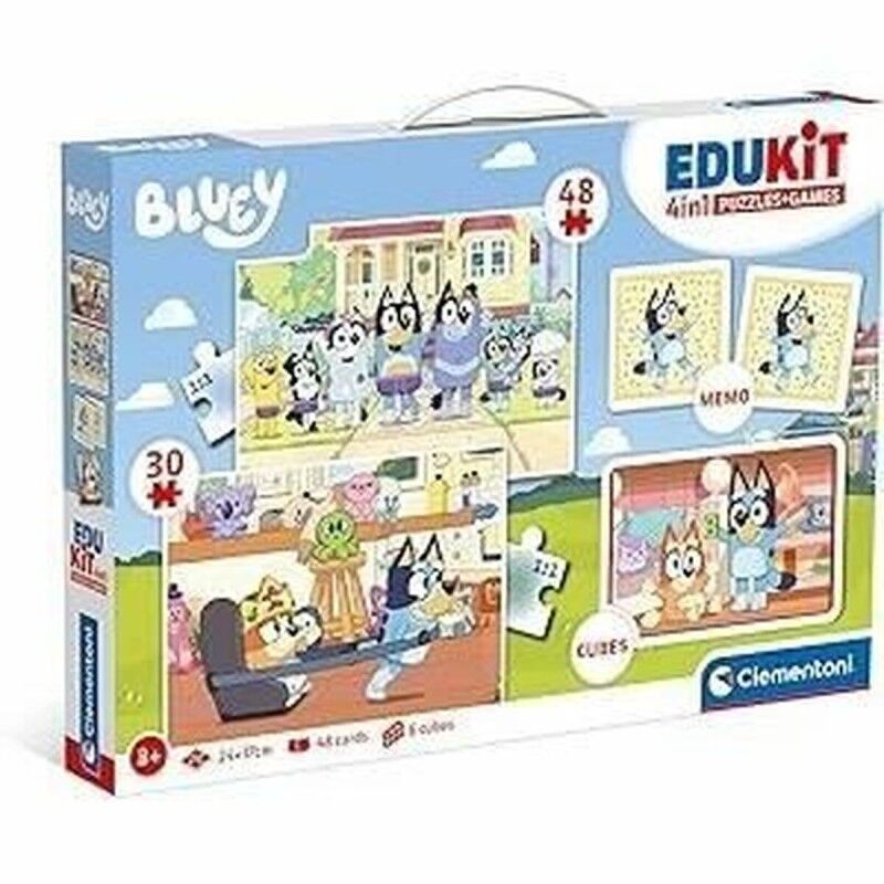 Clementoni|Jogo Educativo Clementoni Bluey Clementoni|Jogo Educativo Clementoni Bluey