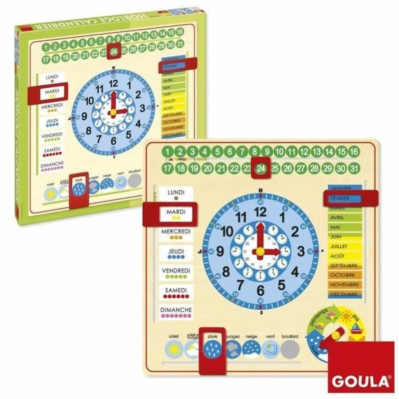 Goula|Jogo Educativo Goula Calendar clock