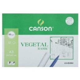Canson|Papel vegetal Canson A3 12 Folhas (20 Unidades)