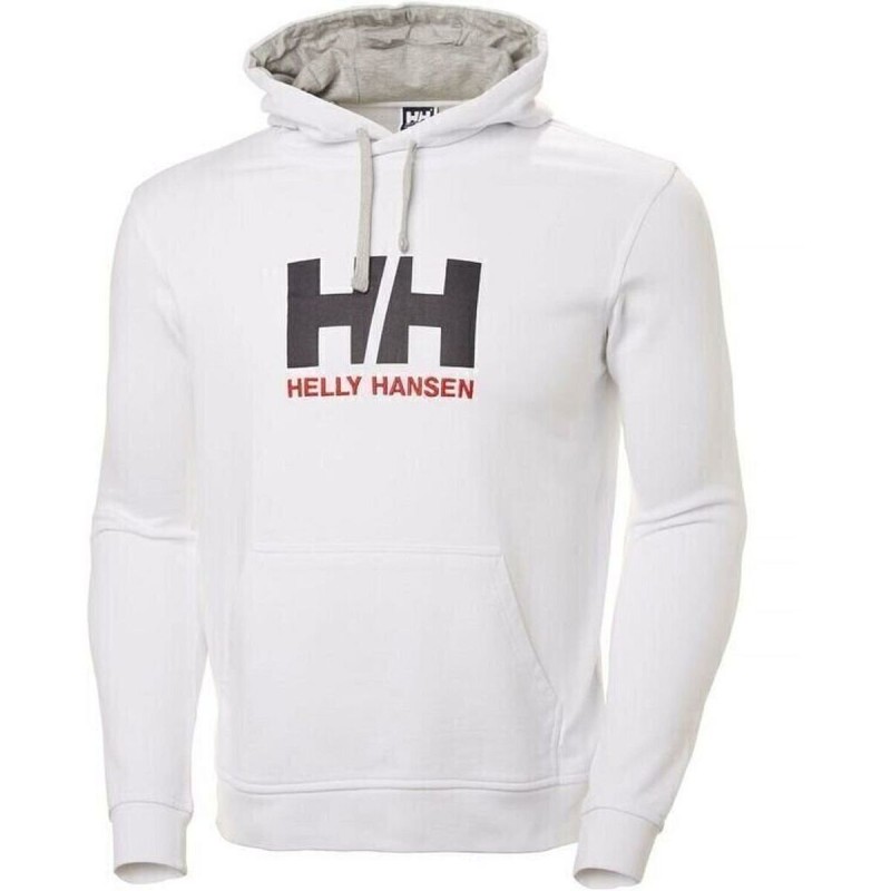 Polar com Capuz Homem HH LOGO Helly Hansen 33977 001 Branco