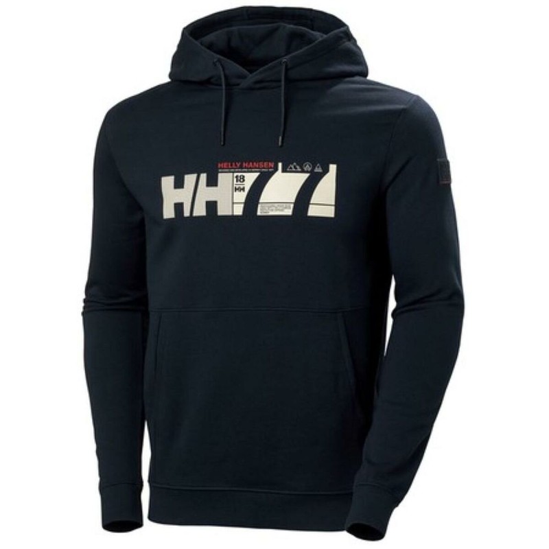 Polar com Capuz Homem RWB Helly Hansen 53885 599 Azul Marinho