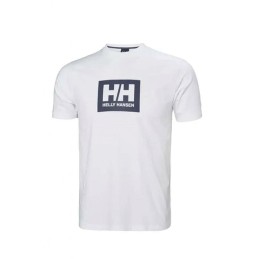 Camisola de Manga Curta Homem HH BOX T Helly Hansen 53285 003 Branco