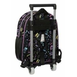 Monster High|Mochila Escolar com Rodas Monster High Preto 28 x 34 x 10 cm