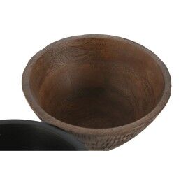 Home ESPRIT|Taça para Aperitivos Home ESPRIT Castanho Preto Marrom claro Madeira de mangueira Colonial 15 x 15 x 8 cm (3 Unidades)