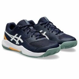 Asics|Sapatilhas de Pádel para Adultos Asics Gel-Dedicate 8 Padel Gs Azul