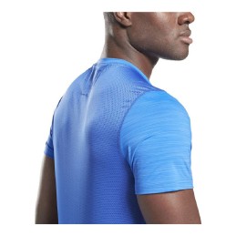 Camisola de Manga Curta Homem Reebok Workout Ready Activchill Azul