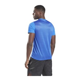 Camisola de Manga Curta Homem Reebok Workout Ready Activchill Azul