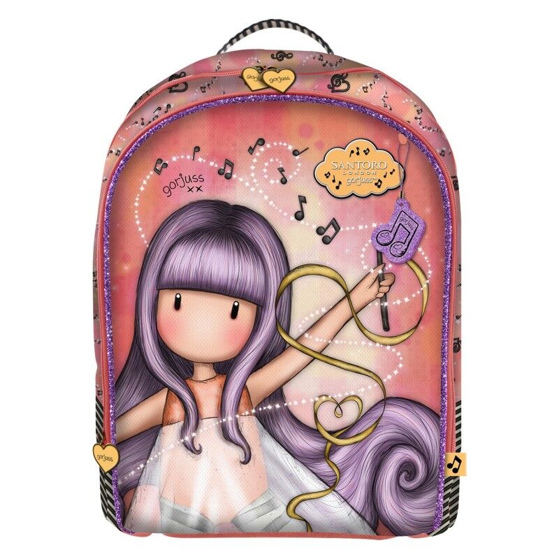 Gorjuss|Mochila Escolar Little Dancer Gorjuss Little dancer Salmão (32 x 45 x 13.5 cm) Gorjuss|Mochila Escolar Little Dancer Gorjuss Little dancer Salmão (32 x 45 x 13.5 cm)