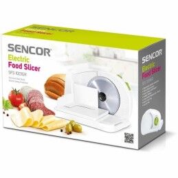 Sencor|Máquina de Cortar Fiambre Sencor SFS 1001GR Branco Verde 100 W