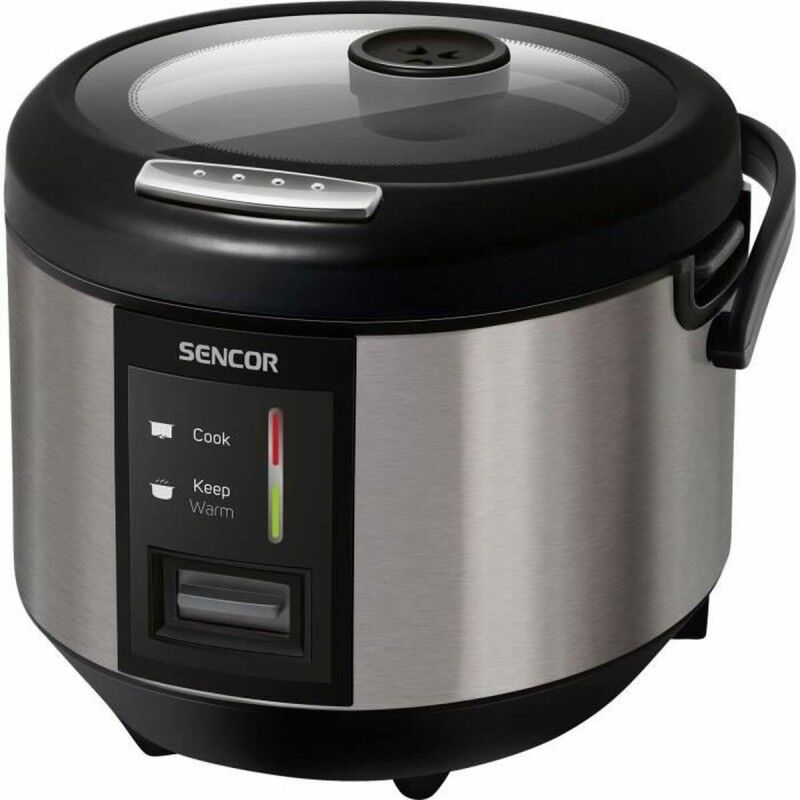 Sencor|Panela de Arroz Sencor SRM 1890SS Prateado 830 W 1,8 L