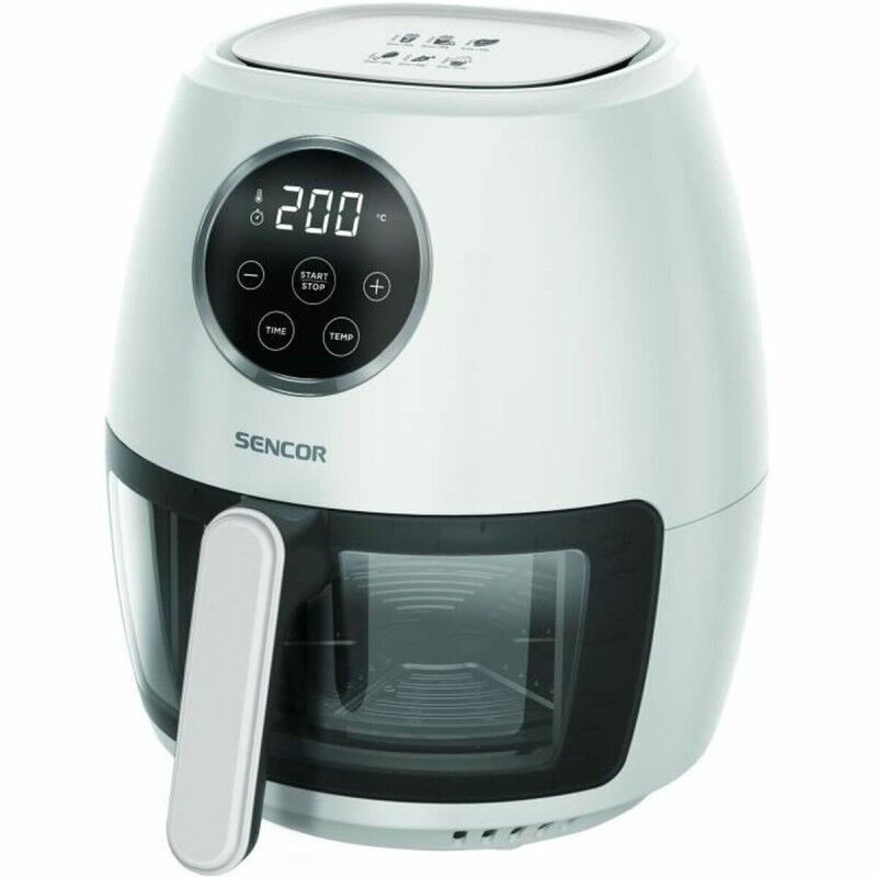 Sencor|Fritadeira de Ar Sencor SFR 5340WH Branco 1300 W 3,5 L Sencor|Fritadeira de Ar Sencor SFR 5340WH Branco 1300 W 3,5 L