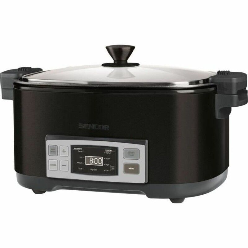 Sencor|Panela de Cozedura Lenta Sencor SPR-5508BK Sencor|Panela de Cozedura Lenta Sencor SPR-5508BK
