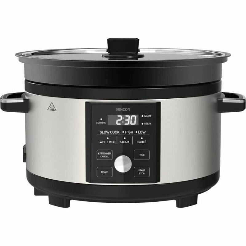 Sencor|Panela de Cozedura Lenta Sencor SPR 5520SS Sencor|Panela de Cozedura Lenta Sencor SPR 5520SS